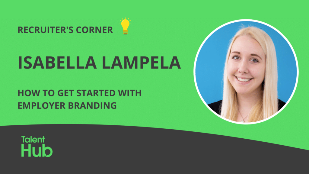 Recruiter's Corner Isabella Lampela